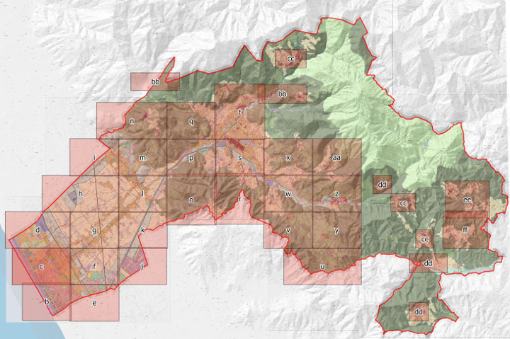 quadro tavole dettaglio previsioni PO 1:2000